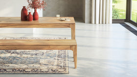 CAROLINA | Uitschuifbare eettafel van Notenhout image 6