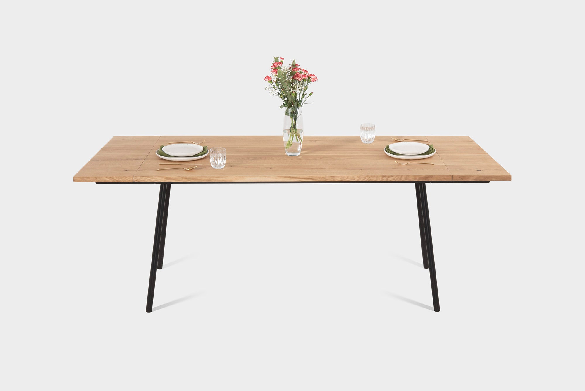 Table à manger extensible en chêne | MARTA