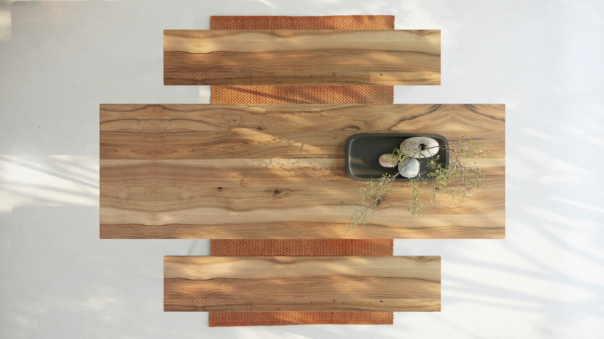 Table à manger extensible en Noyer | MARTA