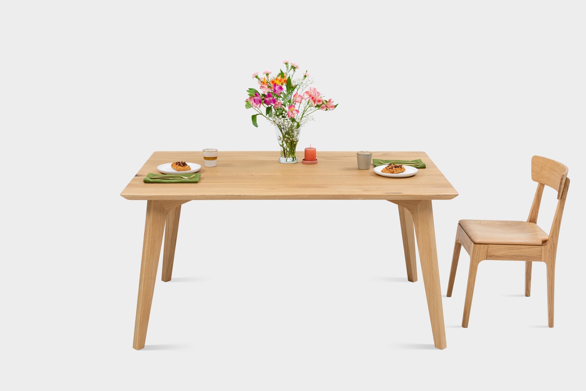 Table à manger extensible en Chêne | AMBER S