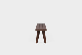 Amber | Banc de salle à manger d’extérieur en frêne fumé image 3