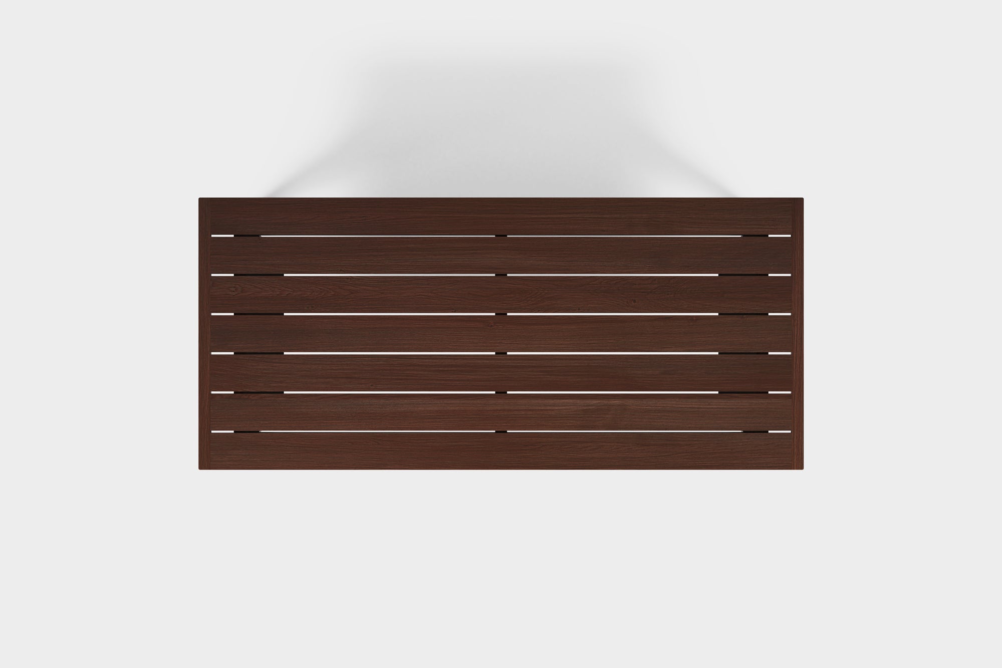 Amber | Eettafel voor buiten van gerookt essenhout